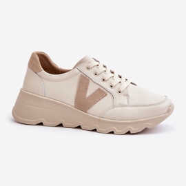 Vinceza 7918 Deportivas Mujer Piel Beige 1