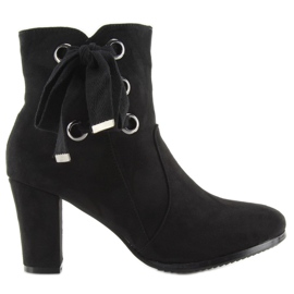Botines negros tacón C100 negro 6