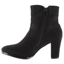 Botines negros tacón C100 negro 7