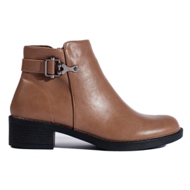 Botas clásicas de mujer Shelovet en color marrón. 1