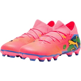 Zapatillas de fútbol Puma Future 7 Match Njr FG/AG 107841 01 rosado 3