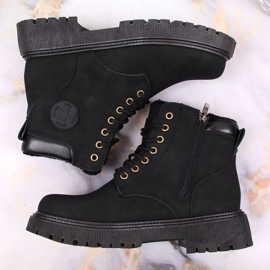 Botas aislantes con cremallera NEWS EVE364A negro 2