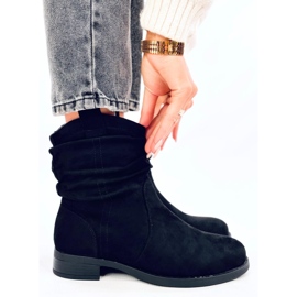Botines planos clásicos Wonger Negro 4