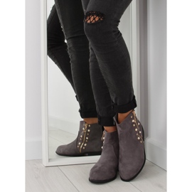 Botas con perlas grises 30708 gris 6
