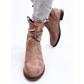Botín plano clásico Wonger Caqui beige 2