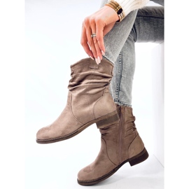 Botín plano clásico Wonger Caqui beige 4