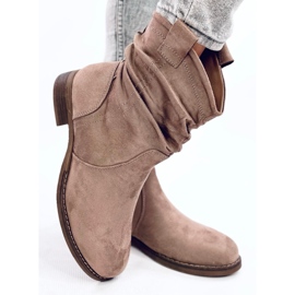 Botín plano clásico Wonger Caqui beige 5