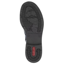Botines de mujer charol verde croco Rieker 71205-90 11