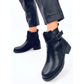 Botines Chelsea lisos Mujer Rubio Negro 3