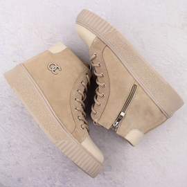 Filippo DBT6483 zapatillas de mujer de piel. beige 3