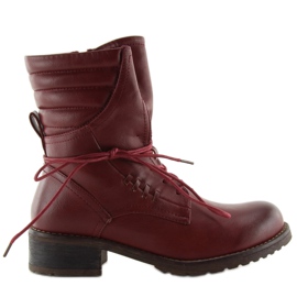 Botas burdeos 9560 Vino multicolor rojo 4