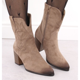 Botas cowboy aislantes de mujer beige Vinceza 6