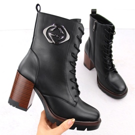 Botines mujer tacón negro Vinceza 58359 1