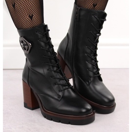 Botines mujer tacón negro Vinceza 58359 6