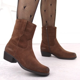 Botas cowboy de mujer en piel marrón de Sergio Leone BT284-S 13