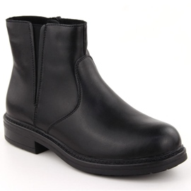 Botines de mujer de piel con aislamiento negro Sergio Leone BT345-S 8