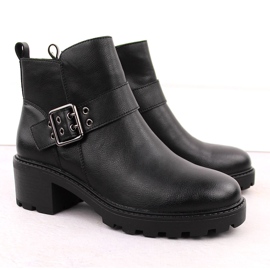 Botines aislantes de piel para mujer negro Sergio Leone BT720-S 2
