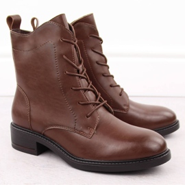 Botas de piel de mujer marrones de Sergio Leone marrón 10