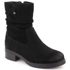 Botas de mujer de piel serraje negro de Sergio Leone BT355-S 8