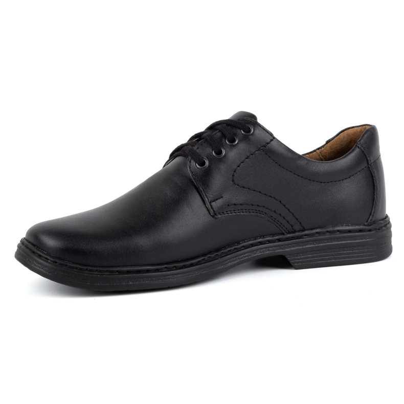 KOMODO Zapatos de hombre fabricados en piel natural 933K, negro. 1