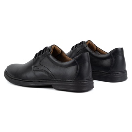 KOMODO Zapatos de hombre fabricados en piel natural 933K, negro. 4