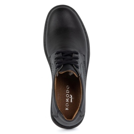 KOMODO Zapatos de hombre fabricados en piel natural 933K, negro. 6