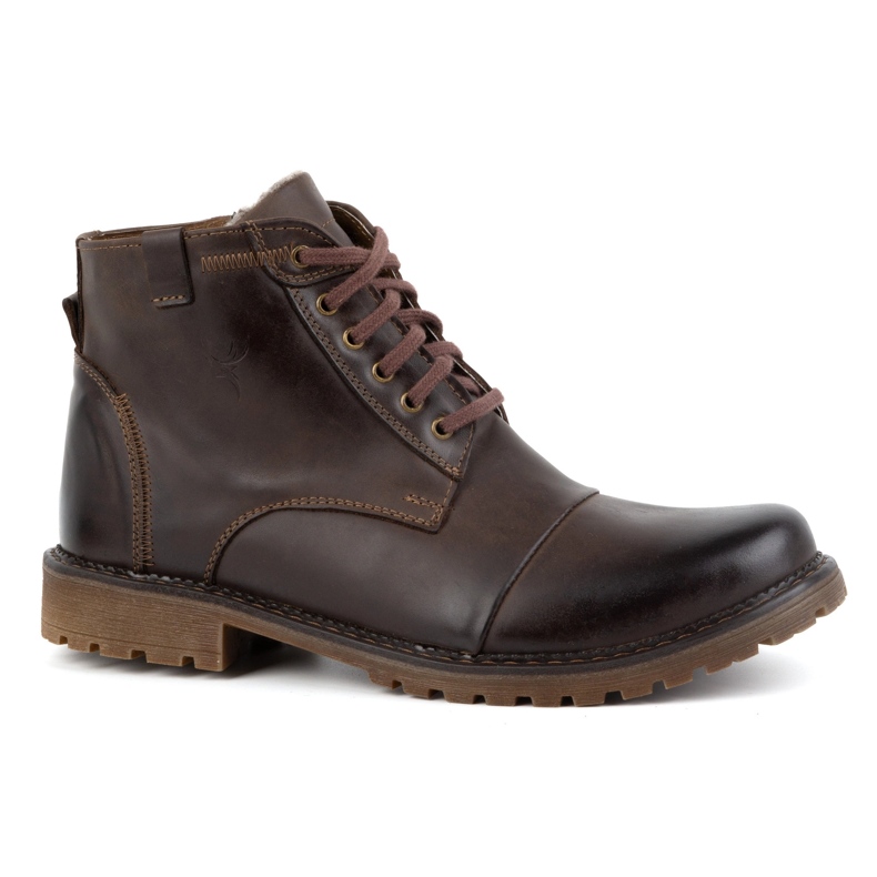 Olivier Botas de Invierno Hombre de Piel 137 Marrón - Zapatos Cómodos con Cremallera, Perfectos para los Días Más Fríos 1 Olivier Botas de Invierno Hombre de Piel 137 Marrón - Zapatos Cómodos con Cremallera, Perfectos para los Días Más Fríos 1