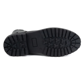 Olivier Botas de invierno de piel para hombre 137 azul marino – Zapatos con cremallera 6