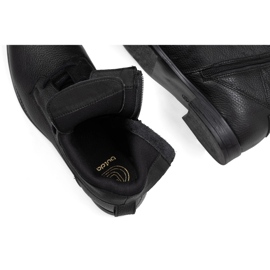 Botas mujer con cordones de piel negra BUTDAM Trw negro 2