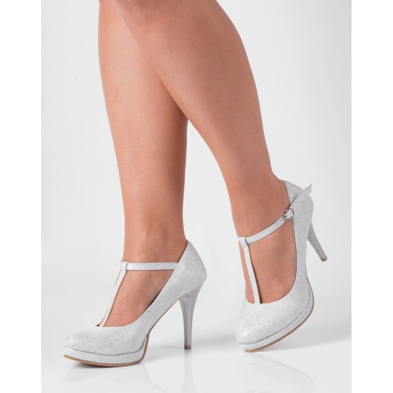 BUTDAM Mariola Zapatos de novia cómodos con plataforma y tiras plateadas 1 BUTDAM Mariola Zapatos de novia cómodos con plataforma y tiras plateadas 1