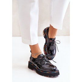 Zapatos mujer con cordones Artiker 55C0497 Negro 3