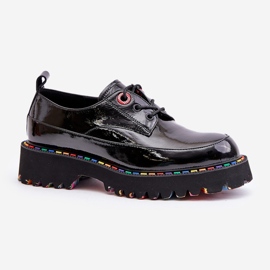 Zapatos mujer con cordones Artiker 55C0497 Negro 4