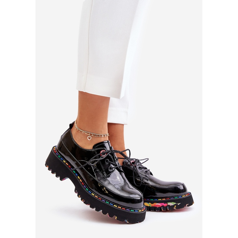 Zapatos mujer con cordones Artiker 55C0497 Negro 1