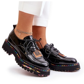 Zapatos mujer con cordones Artiker 55C0499 Negro 7