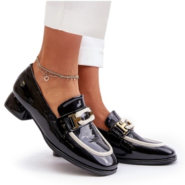 Zapatos mujer charol con bloque Artiker 55C0104 Negro 9