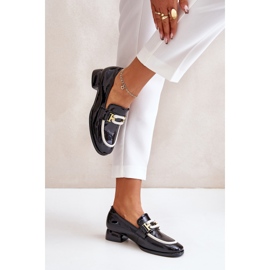 Zapatos mujer charol con bloque Artiker 55C0104 Negro 5