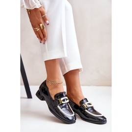 Zapatos mujer charol con bloque Artiker 55C0104 Negro 8