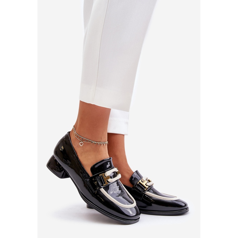 Zapatos mujer charol con bloque Artiker 55C0104 Negro 1 Zapatos mujer charol con bloque Artiker 55C0104 Negro 1