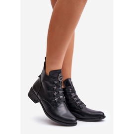 Jezzi Botines Bajos Aislantes Con Cremallera Con Adorno, Negro Nevalia 1 Jezzi Botines Bajos Aislantes Con Cremallera Con Adorno, Negro Nevalia 1