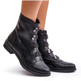 Jezzi Botas aislantes con cremallera para mujer Evalith negras negro 7