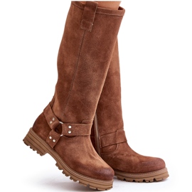Botas por encima de la rodilla mujer ante Lewski 3615 Marrón 9