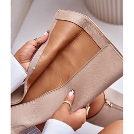 Lewski Botas Media Caña Mujer Piel Cremallera Izquierda 3616 Beige 7