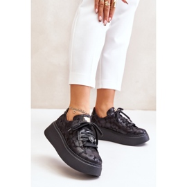 Deportivas de Piel con Plataforma Maciejka 06191-42 Negro 3