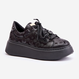 Deportivas de Piel con Plataforma Maciejka 06191-42 Negro 5