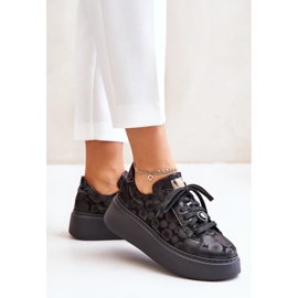 Deportivas de Piel con Plataforma Maciejka 06191-42 Negro 6