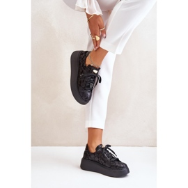 Deportivas de Piel con Plataforma Maciejka 06191-42 Negro 8