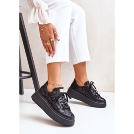 Deportivas de Piel con Plataforma Maciejka 06191-42 Negro 9