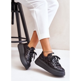 Deportivas de Piel con Plataforma Maciejka 06191-42 Negro 10