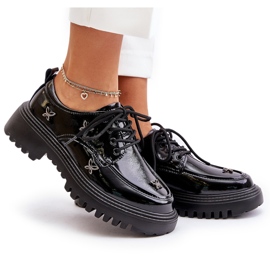 Zapatos Mujer Charol Con Adornos Piel Natural Artiker 55C1011 Negro 10