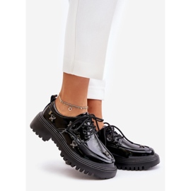 Zapatos Mujer Charol Con Adornos Piel Natural Artiker 55C1011 Negro 1